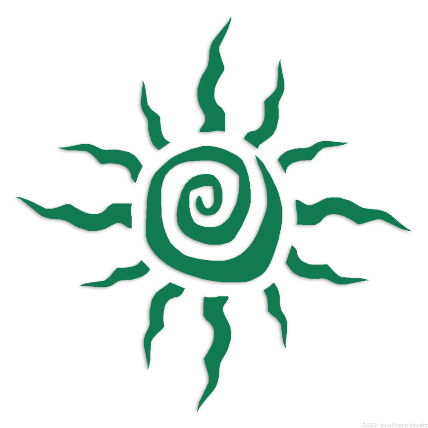 Tribal Sun - Decal Sticker - Multiple Colors & Sizes - ebn6637 | eBay